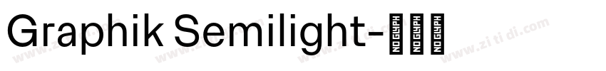Graphik Semilight字体转换